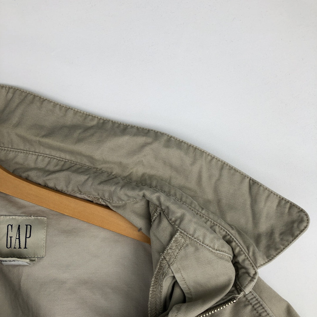 90'S GAP Old Gap Half Coat, Men's Size L (approx.), Vintage cotton Beige type Vintage Second Hand