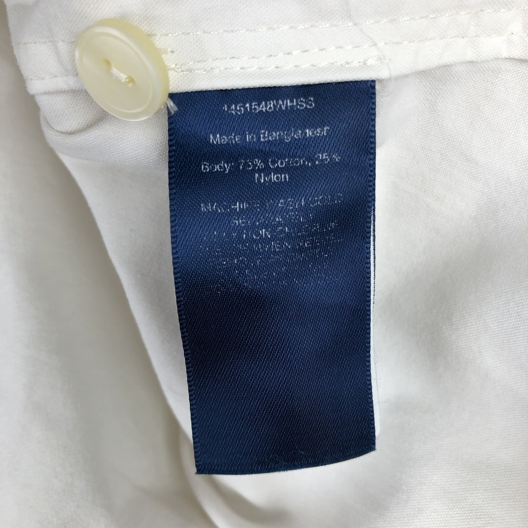Ralph Lauren POLO by Ralph Lauren Big Pony Cotton Parka Men's M size cotton pale white type Vintage Second Hand