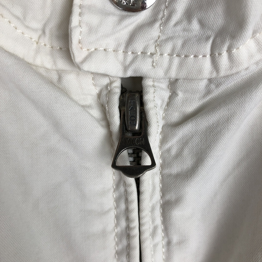 Ralph Lauren POLO by Ralph Lauren Big Pony Cotton Parka Men's M size cotton pale white type Vintage Second Hand
