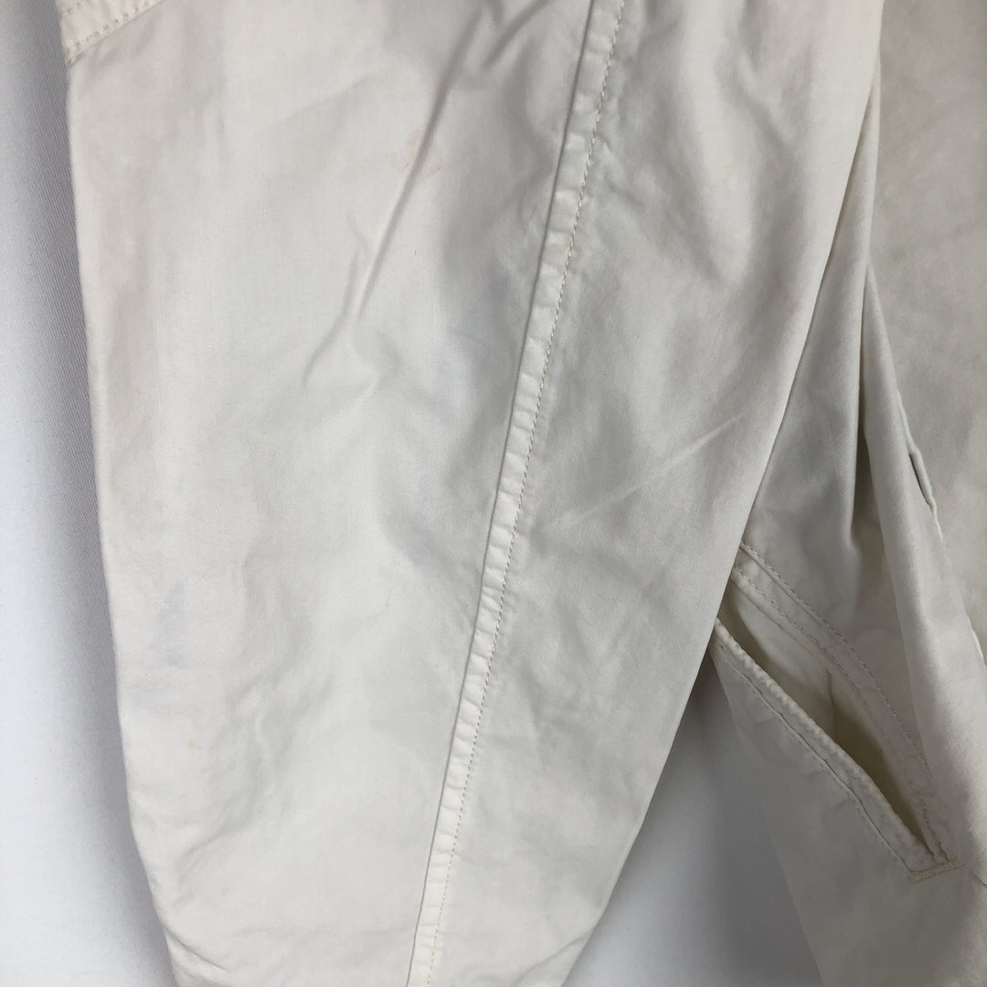 Ralph Lauren POLO by Ralph Lauren Big Pony Cotton Parka Men's M size cotton pale white type Vintage Second Hand