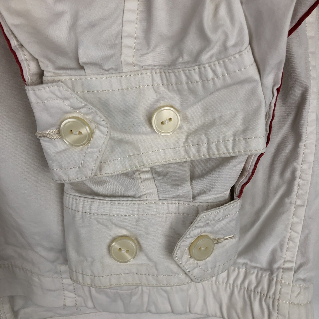 Ralph Lauren POLO by Ralph Lauren Big Pony Cotton Parka Men's M size cotton pale white type Vintage Second Hand