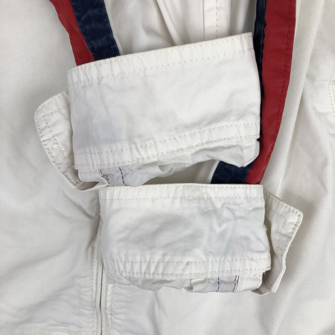 Ralph Lauren POLO by Ralph Lauren Big Pony Cotton Parka Men's M size cotton pale white type Vintage Second Hand
