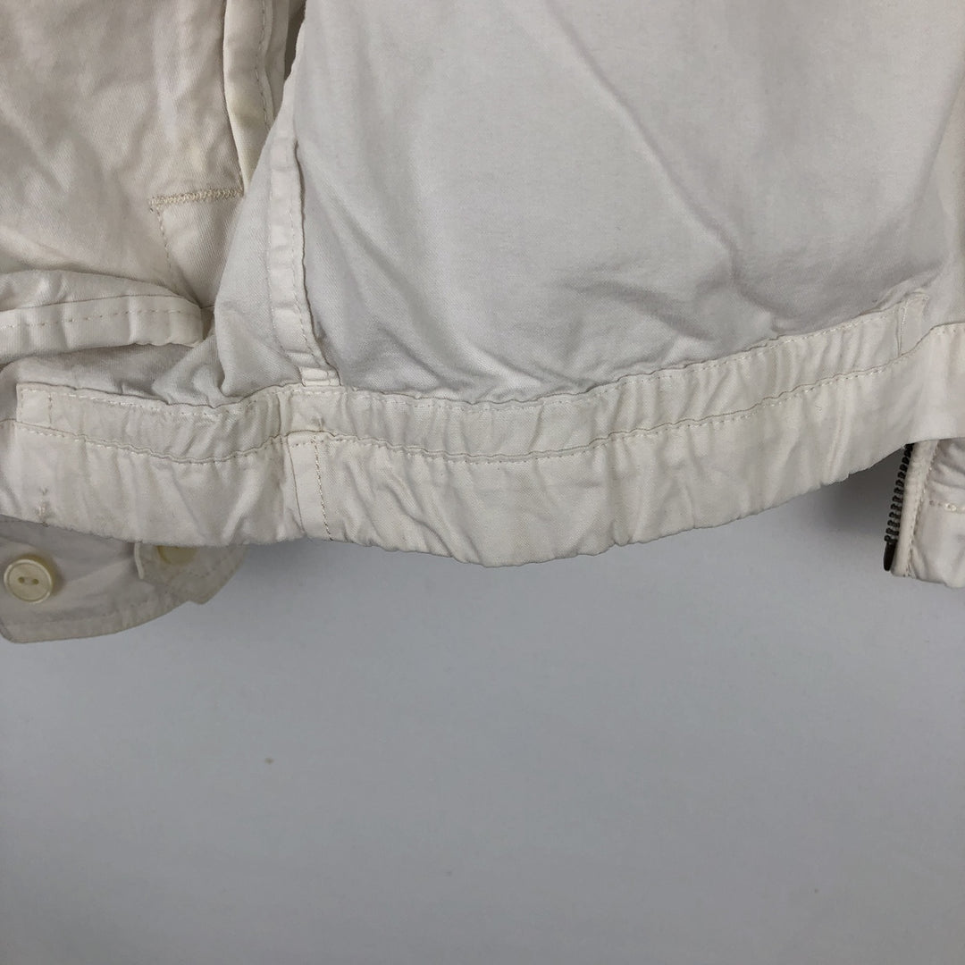 Ralph Lauren POLO by Ralph Lauren Big Pony Cotton Parka Men's M size cotton pale white type Vintage Second Hand