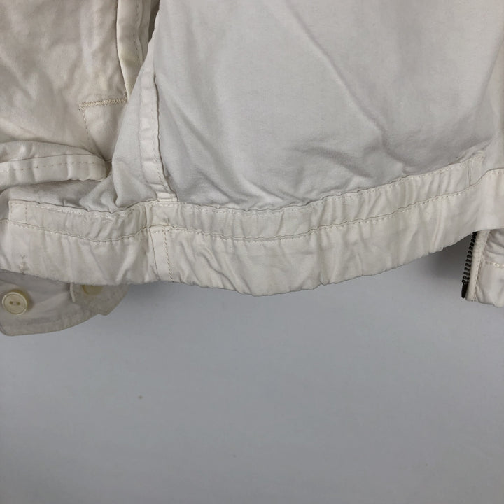 Ralph Lauren POLO by Ralph Lauren Big Pony Cotton Parka Men's M size cotton pale white type Vintage Second Hand