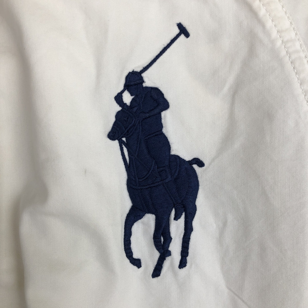 Ralph Lauren POLO by Ralph Lauren cotton hoodie, men's size L cotton white type Vintage Second Hand