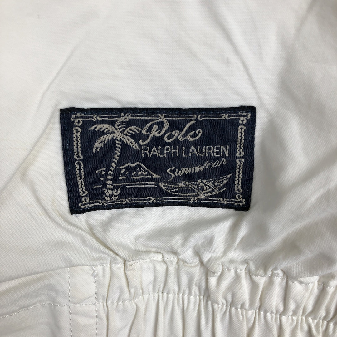 Ralph Lauren POLO by Ralph Lauren cotton hoodie, men's size L cotton white type Vintage Second Hand
