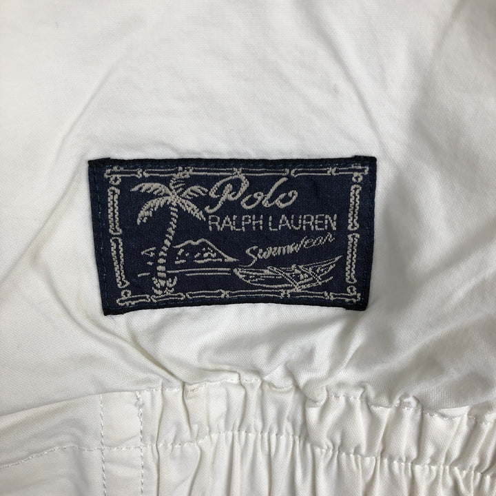 Ralph Lauren POLO by Ralph Lauren cotton hoodie, men's size L cotton white type Vintage Second Hand
