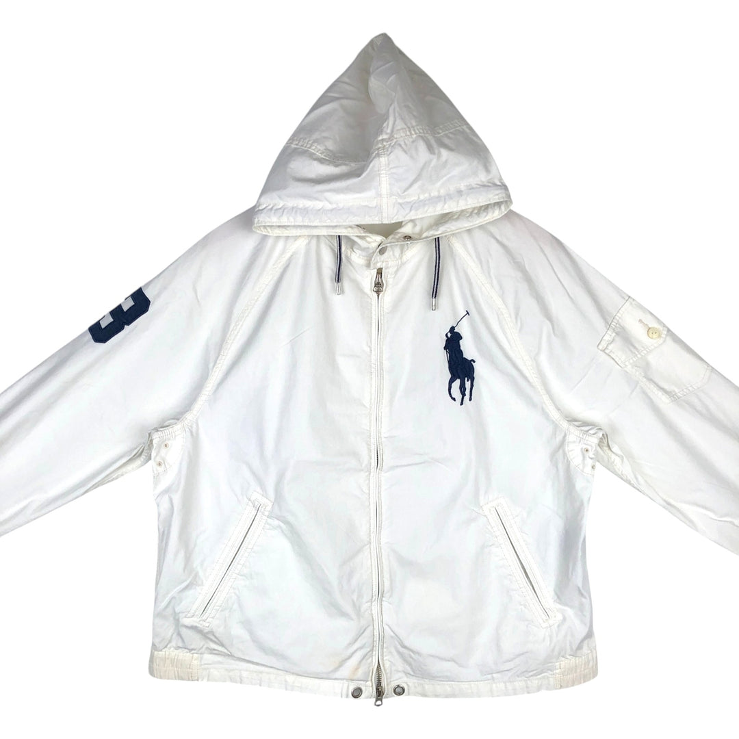 Ralph Lauren POLO by Ralph Lauren Big Pony Cotton Parka, Men's Size L cotton white type Vintage Second Hand