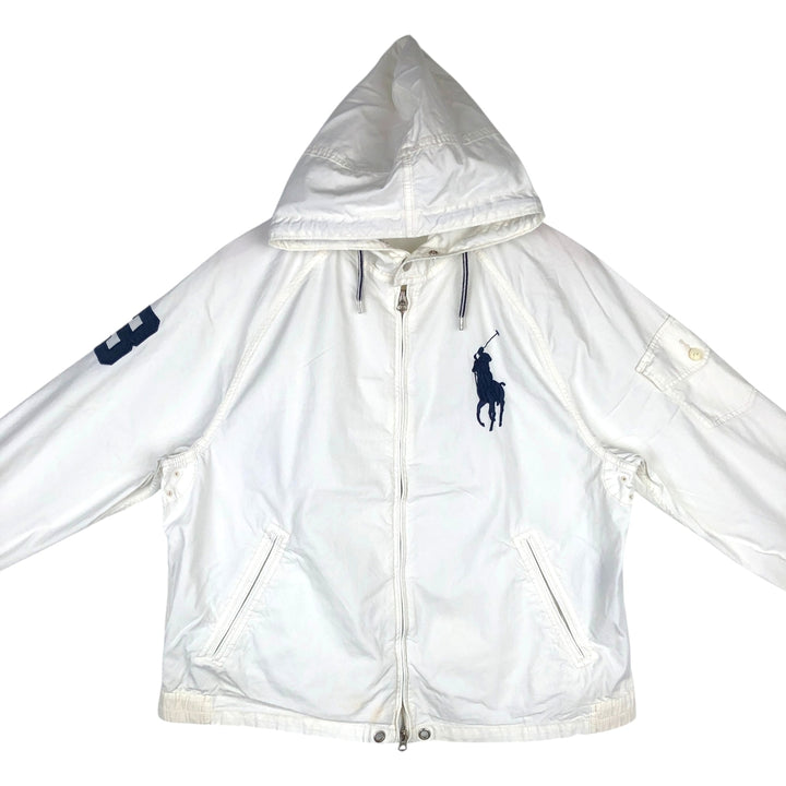 Ralph Lauren POLO by Ralph Lauren Big Pony Cotton Parka, Men's Size L cotton white type Vintage Second Hand