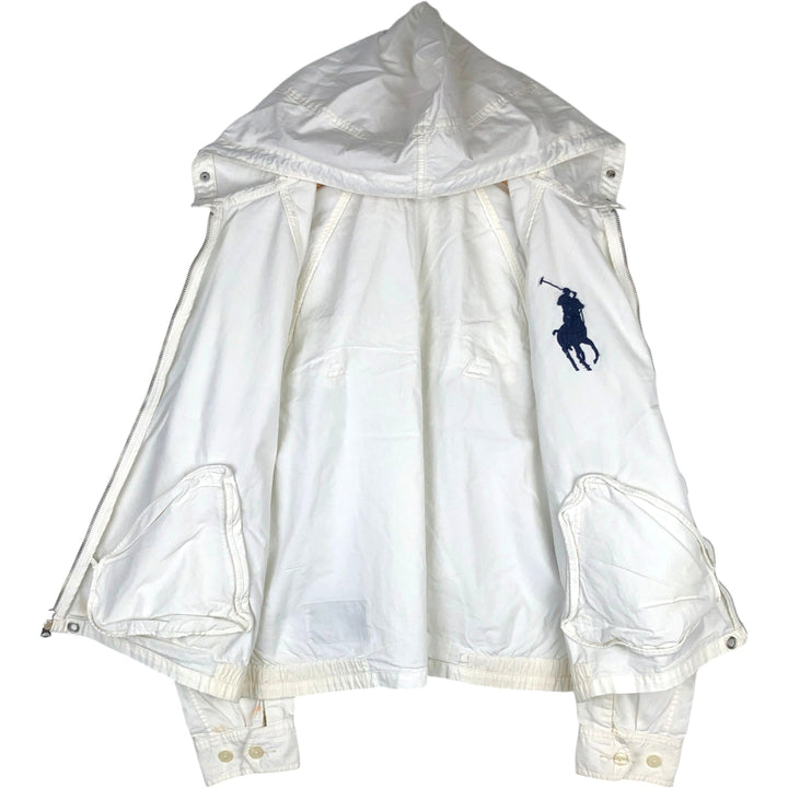Ralph Lauren POLO by Ralph Lauren Big Pony Cotton Parka, Men's Size L cotton white type Vintage Second Hand