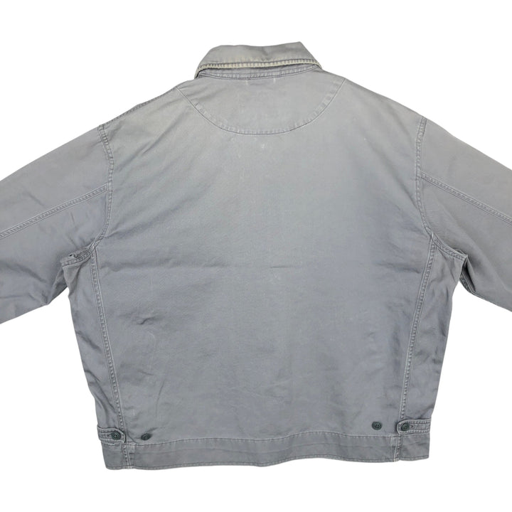 1990'S Ralph Lauren POLO SPORTSMAN Cotton Jacket, Men's Size XL (approx.), Vintage cotton gray type Vintage Second Hand