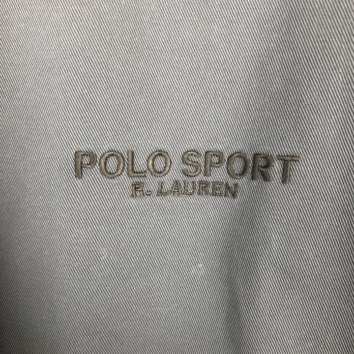 1990'S Ralph Lauren POLO SPORTSMAN Cotton Jacket, Men's Size XL (approx.), Vintage cotton gray type Vintage Second Hand
