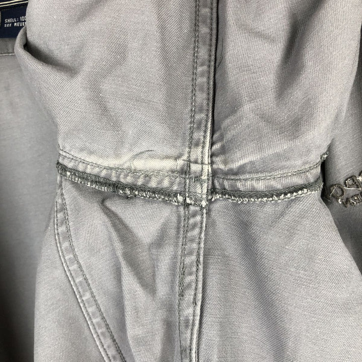 1990'S Ralph Lauren POLO SPORTSMAN Cotton Jacket, Men's Size XL (approx.), Vintage cotton gray type Vintage Second Hand