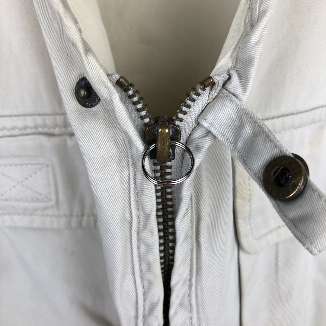 80s-90'S Banana Republic Civilian Reserve Safari Vest, Men's Size L (approx.), Vintage cotton ivory Vintage Second Hand