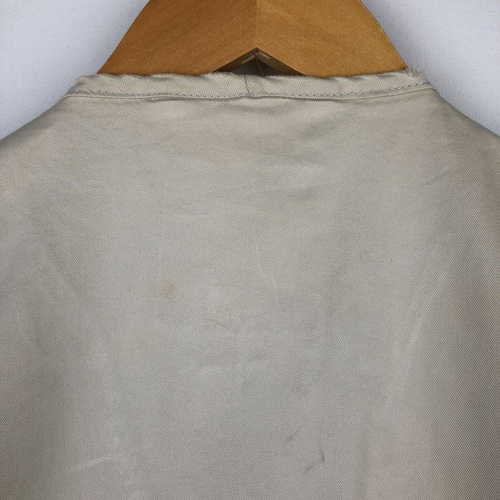 80s-90'S Banana Republic Civilian Reserve Safari Vest, Men's Size L (approx.), Vintage cotton ivory Vintage Second Hand