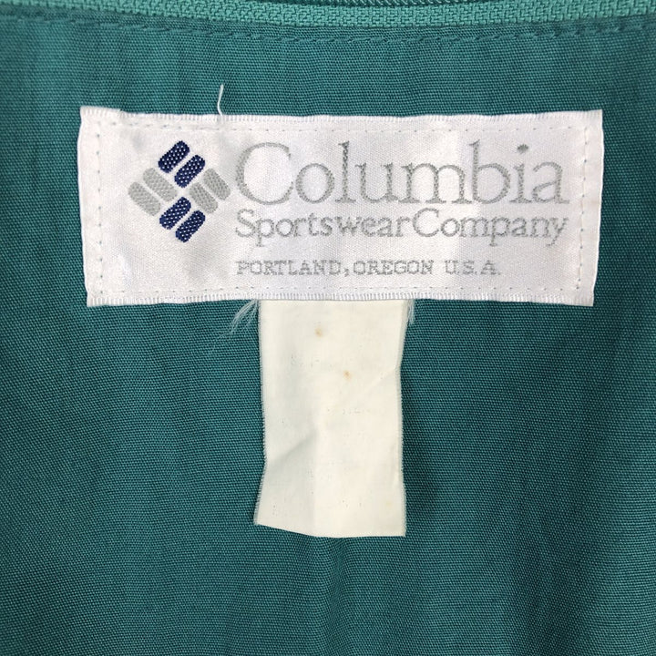 1990'S Columbia PFG White Tag Fishing Vest, Men's Size L (approx.), Vintage unclear green type Vintage Second Hand