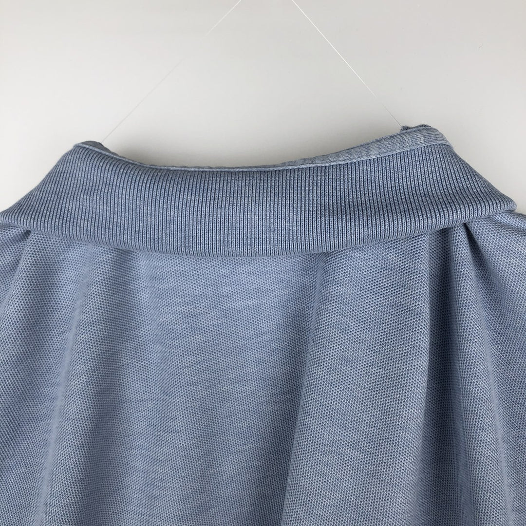 Brooks Brothers Est. 1818 Men's Long Sleeve Polo Shirt, Size L cotton Blue type light blue Vintage Second Hand