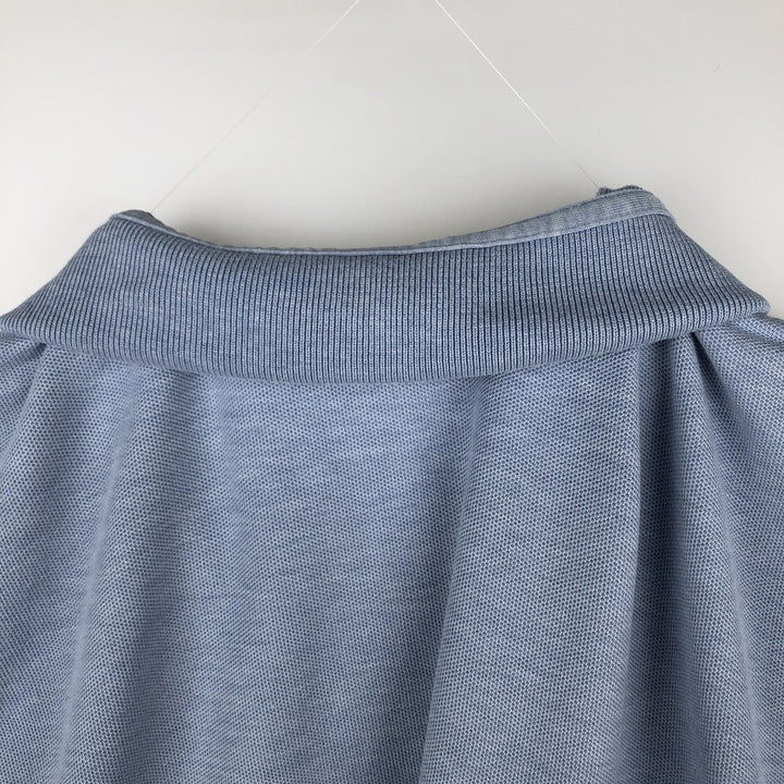 Brooks Brothers Est. 1818 Men's Long Sleeve Polo Shirt, Size L cotton Blue type light blue Vintage Second Hand