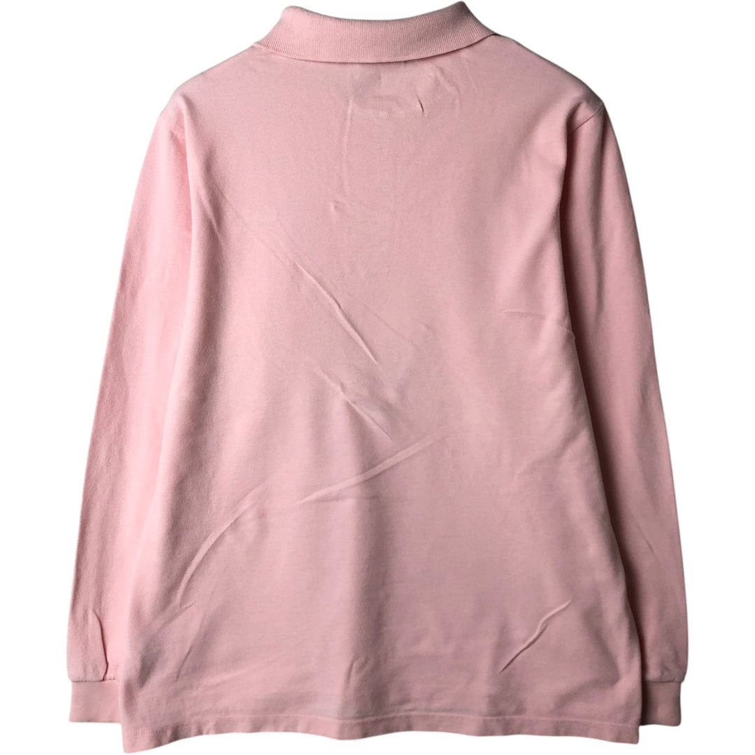Lacoste LACOSTE Long Sleeve Polo Shirt Size 4 Men's M cotton pink type Vintage Second Hand