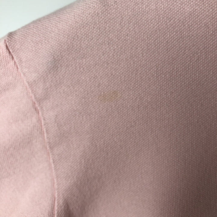 Lacoste LACOSTE Long Sleeve Polo Shirt Size 4 Men's M cotton pink type Vintage Second Hand