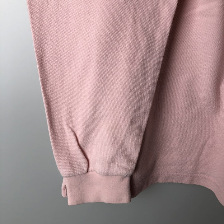 Lacoste LACOSTE Long Sleeve Polo Shirt Size 4 Men's M cotton pink type Vintage Second Hand