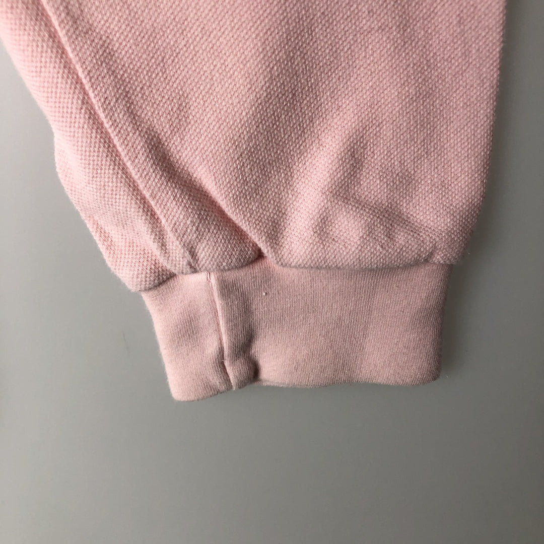 Lacoste LACOSTE Long Sleeve Polo Shirt Size 4 Men's M cotton pink type Vintage Second Hand