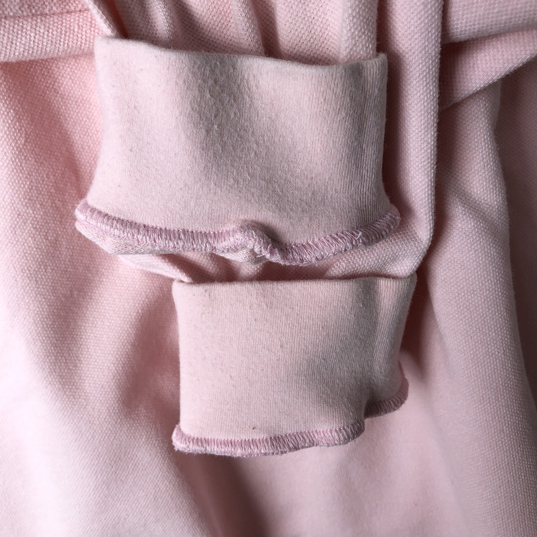Lacoste LACOSTE Long Sleeve Polo Shirt Size 4 Men's M cotton pink type Vintage Second Hand