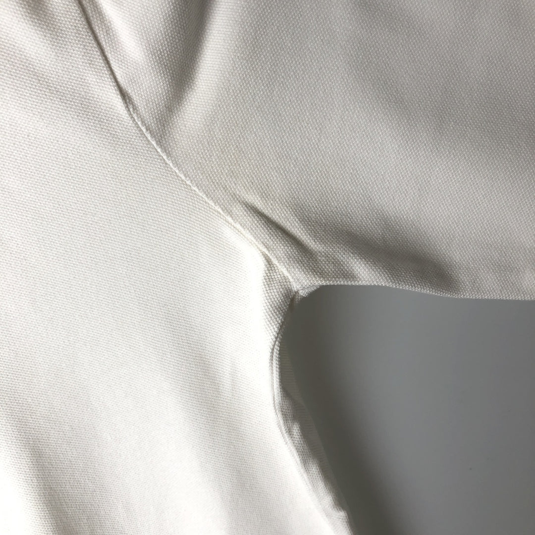 Ralph Lauren POLO RALPH LAUREN long-sleeved polo shirt, men's size L cotton white type Vintage Second Hand