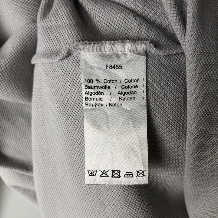 Lacoste LACOSTE Long Sleeve Polo Shirt Size 4 Men's M cotton gray type Vintage Second Hand