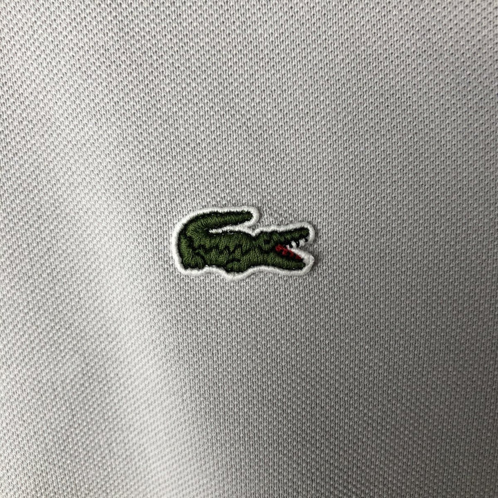 Lacoste LACOSTE Long Sleeve Polo Shirt Size 4 Men's M cotton gray type Vintage Second Hand