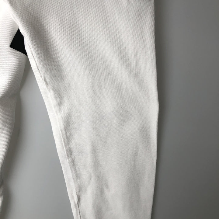 Ralph Lauren POLO RALPH LAUREN CUSTOM FIT Big Pony Long-Sleeve Polo Shirt, Men's Size XL (approx.) cotton white type Vintage Second Hand