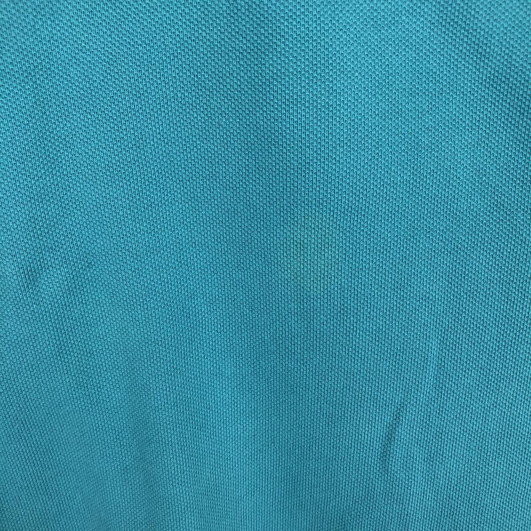 Ralph Lauren POLO by Ralph Lauren long sleeve polo shirt, men's size L cotton Emerald green Vintage Second Hand