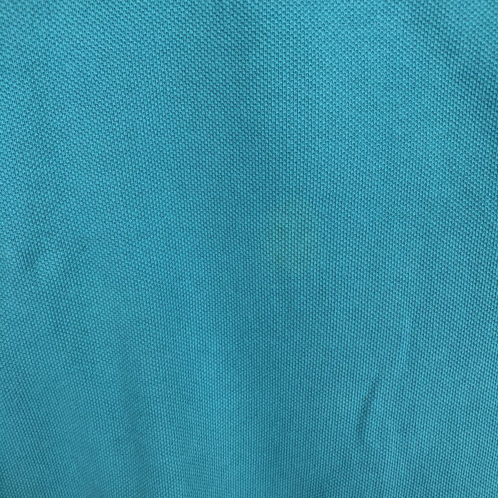 Ralph Lauren POLO by Ralph Lauren long sleeve polo shirt, men's size L cotton Emerald green Vintage Second Hand