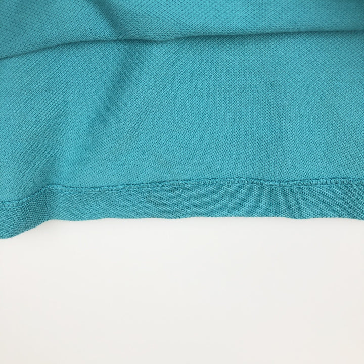Ralph Lauren POLO by Ralph Lauren long sleeve polo shirt, men's size L cotton Emerald green Vintage Second Hand
