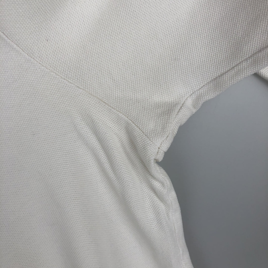 Ralph Lauren POLO by Ralph Lauren long sleeve polo shirt, men's size L cotton white type Vintage Second Hand