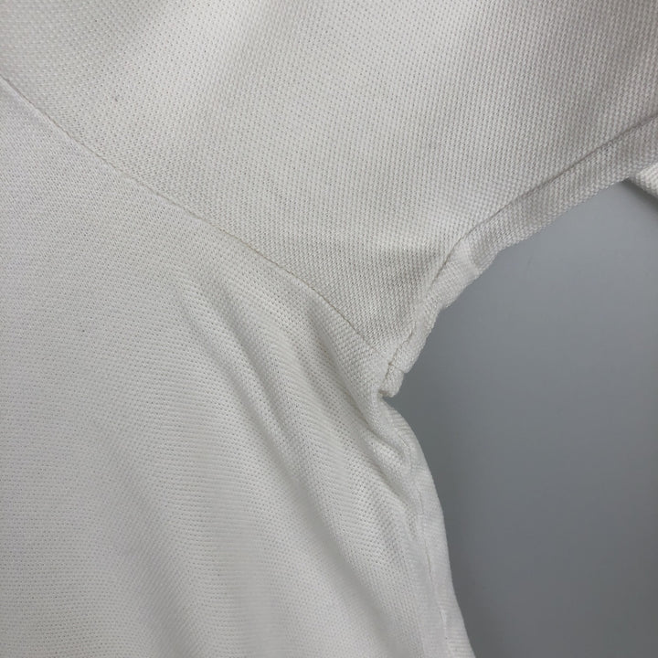 Ralph Lauren POLO by Ralph Lauren long sleeve polo shirt, men's size L cotton white type Vintage Second Hand