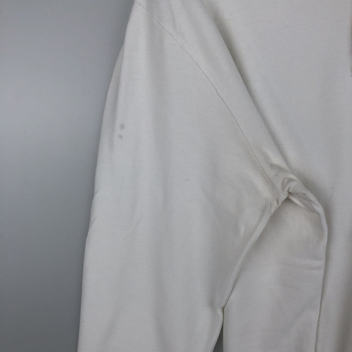 Ralph Lauren POLO by Ralph Lauren long sleeve polo shirt, men's size L cotton white type Vintage Second Hand