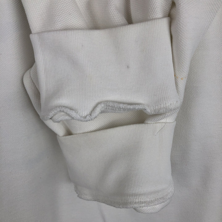 Ralph Lauren POLO by Ralph Lauren long sleeve polo shirt, men's size L cotton white type Vintage Second Hand