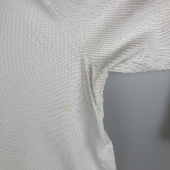 Ralph Lauren POLO by Ralph Lauren long sleeve polo shirt, men's size L cotton white type Vintage Second Hand