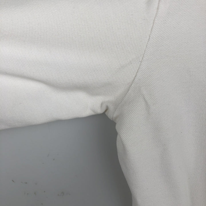 Ralph Lauren POLO by Ralph Lauren long sleeve polo shirt, men's size L cotton white type Vintage Second Hand