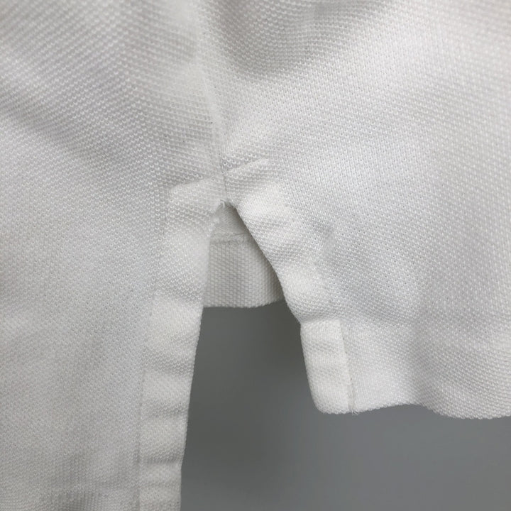 Ralph Lauren POLO by Ralph Lauren long sleeve polo shirt, men's size L cotton white type Vintage Second Hand