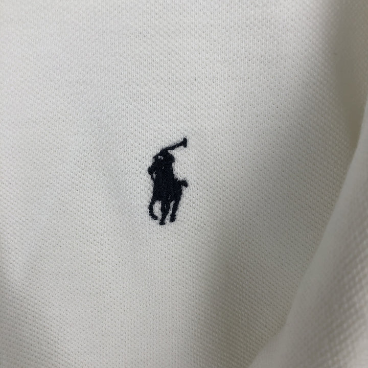 Ralph Lauren POLO by Ralph Lauren long sleeve polo shirt, men's size M cotton white type Vintage Second Hand