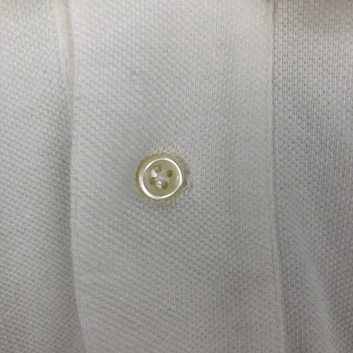 Ralph Lauren POLO by Ralph Lauren long sleeve polo shirt, men's size M cotton white type Vintage Second Hand