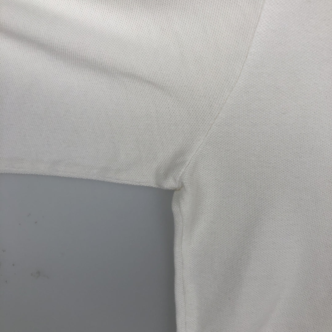 Ralph Lauren POLO by Ralph Lauren long sleeve polo shirt, men's size M cotton white type Vintage Second Hand