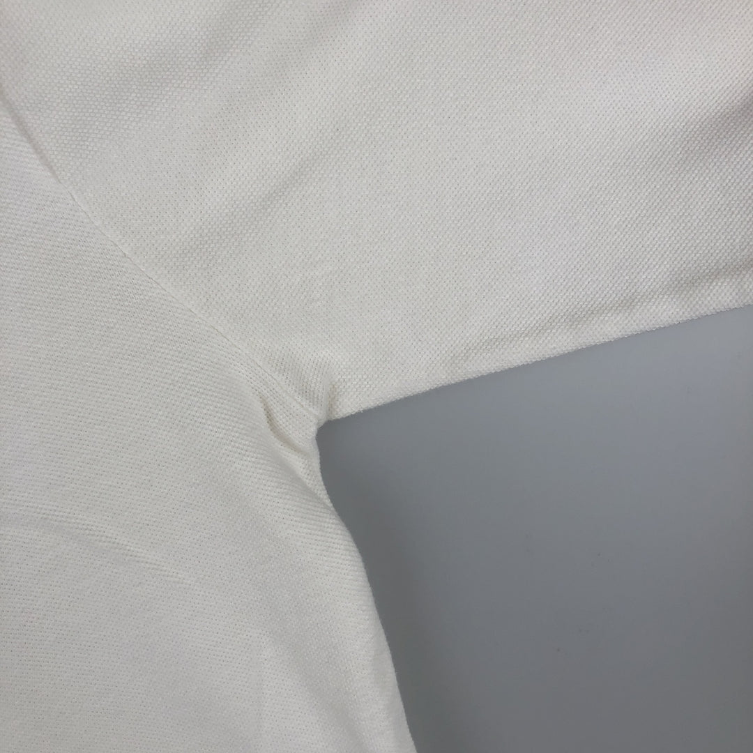Ralph Lauren POLO by Ralph Lauren long sleeve polo shirt, men's size M cotton white type Vintage Second Hand