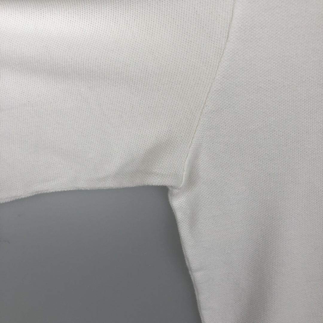 Ralph Lauren POLO by Ralph Lauren long sleeve polo shirt, men's size M cotton white type Vintage Second Hand