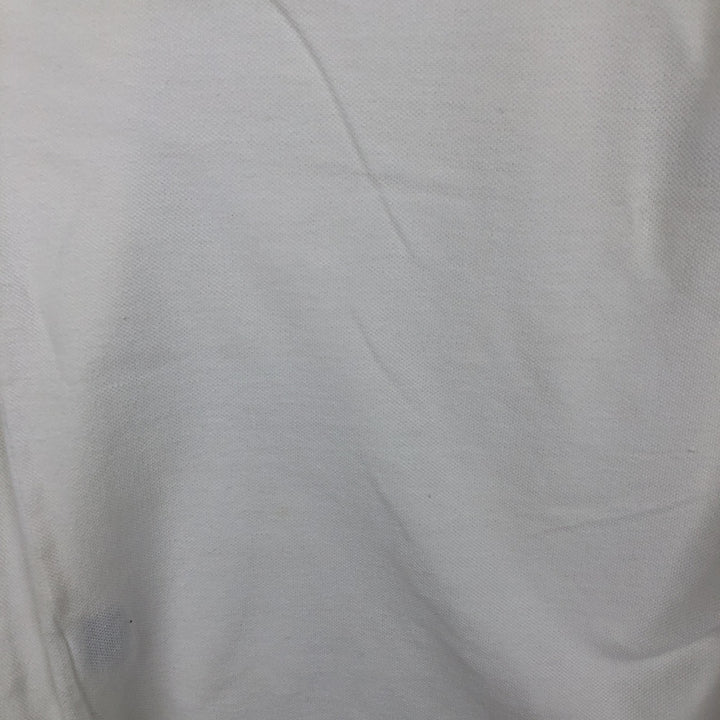 Ralph Lauren POLO by Ralph Lauren long sleeve polo shirt, men's size M cotton white type Vintage Second Hand