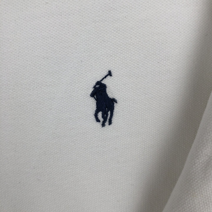 Ralph Lauren POLO by Ralph Lauren long sleeve polo shirt, men's size XXL cotton white type Vintage Second Hand