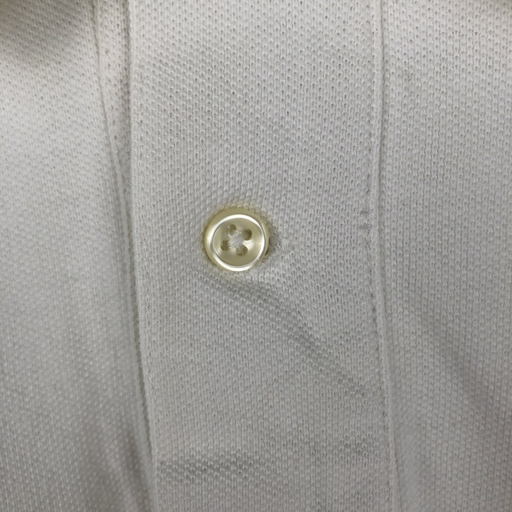 Ralph Lauren POLO by Ralph Lauren long sleeve polo shirt, men's size XXL cotton white type Vintage Second Hand