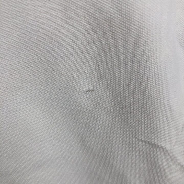 Ralph Lauren POLO by Ralph Lauren long sleeve polo shirt, men's size XXL cotton white type Vintage Second Hand